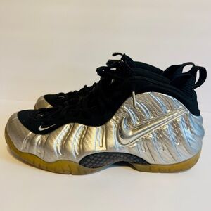 Nike Air Foamposite Pro Silver Surfer Silver Men’s Size 10